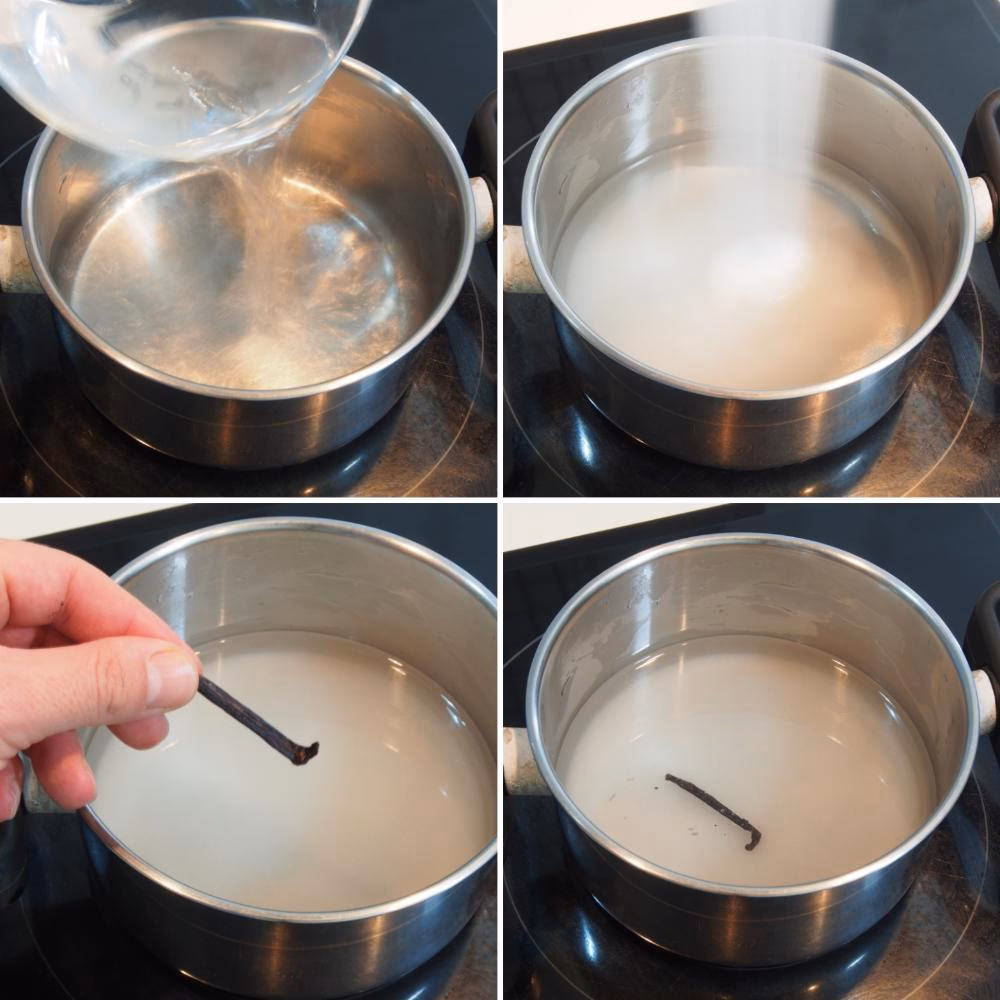 ¿Cuál es el almíbar que se utiliza en repostería?