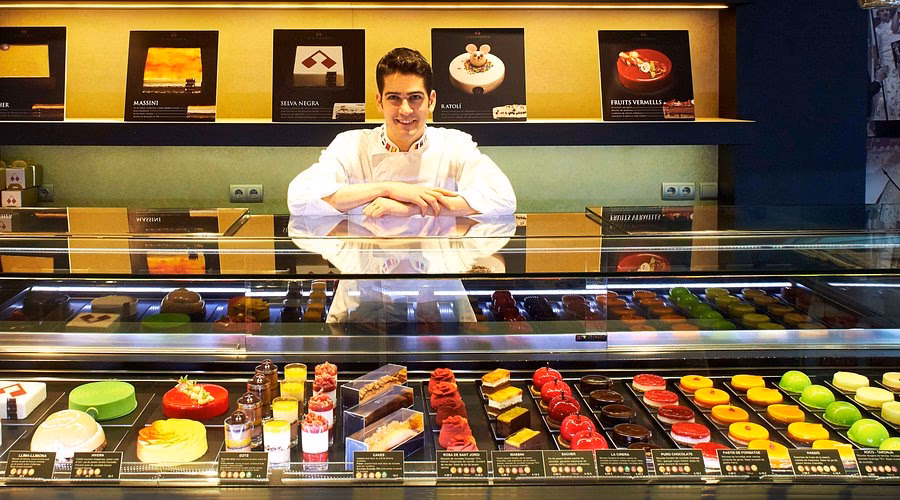 What is the famous dessert in Barcelona?