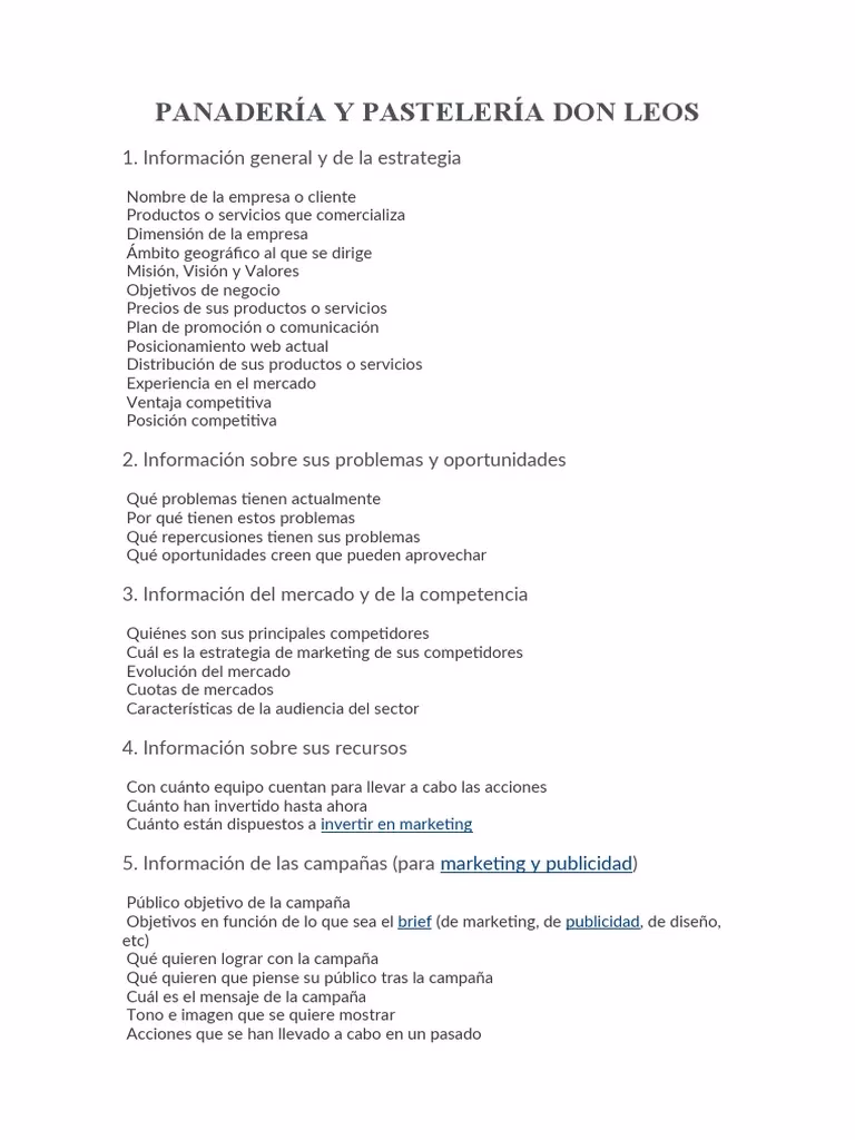 ¿Cómo hacer un brief de producto?