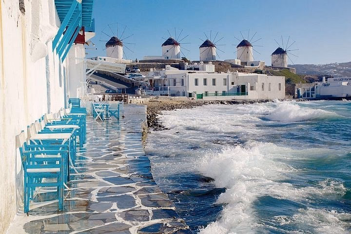 ¿Cuál es la calle famosa de Mykonos?