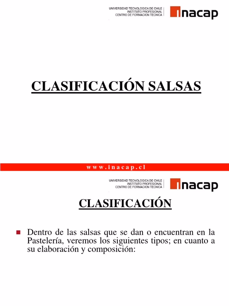 ¿Cuáles son las categorías de salsa de postre?