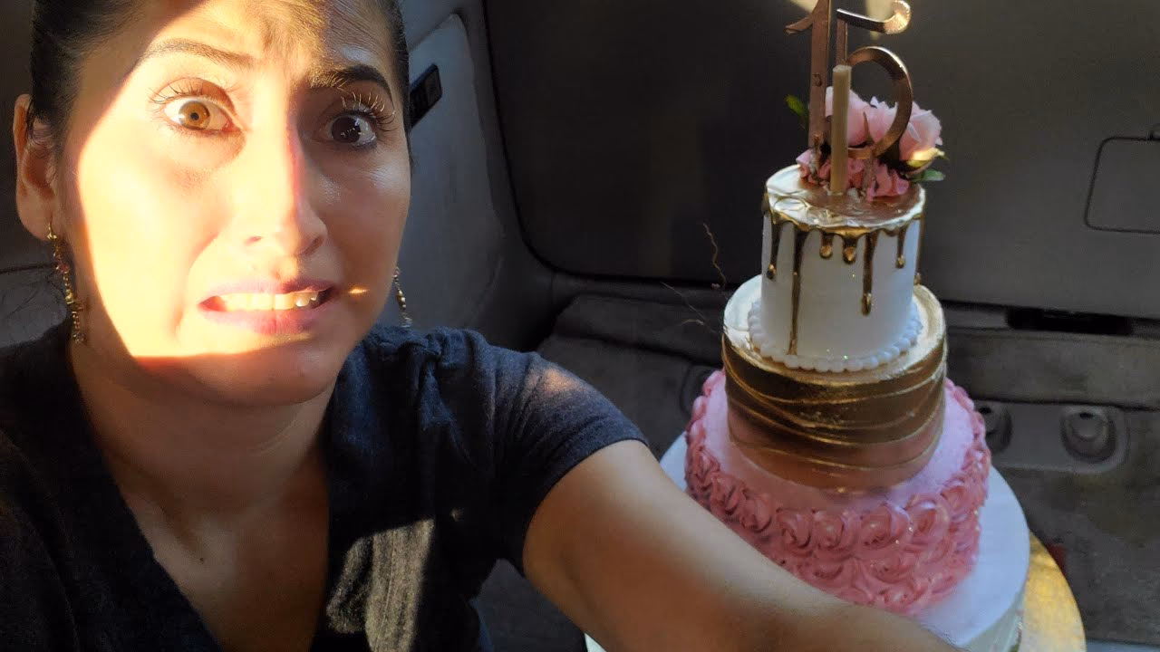 ¿Cómo transportar un pastel grande?