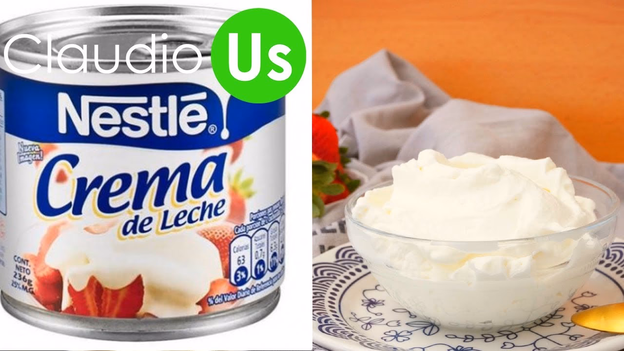 ¿Cómo se llama en Estados Unidos la crema de leche?