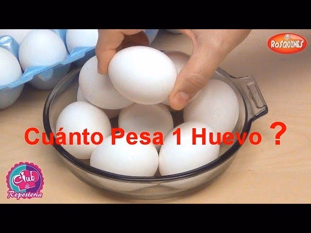 ¿Cuál es la regla de los huevos en la repostería?