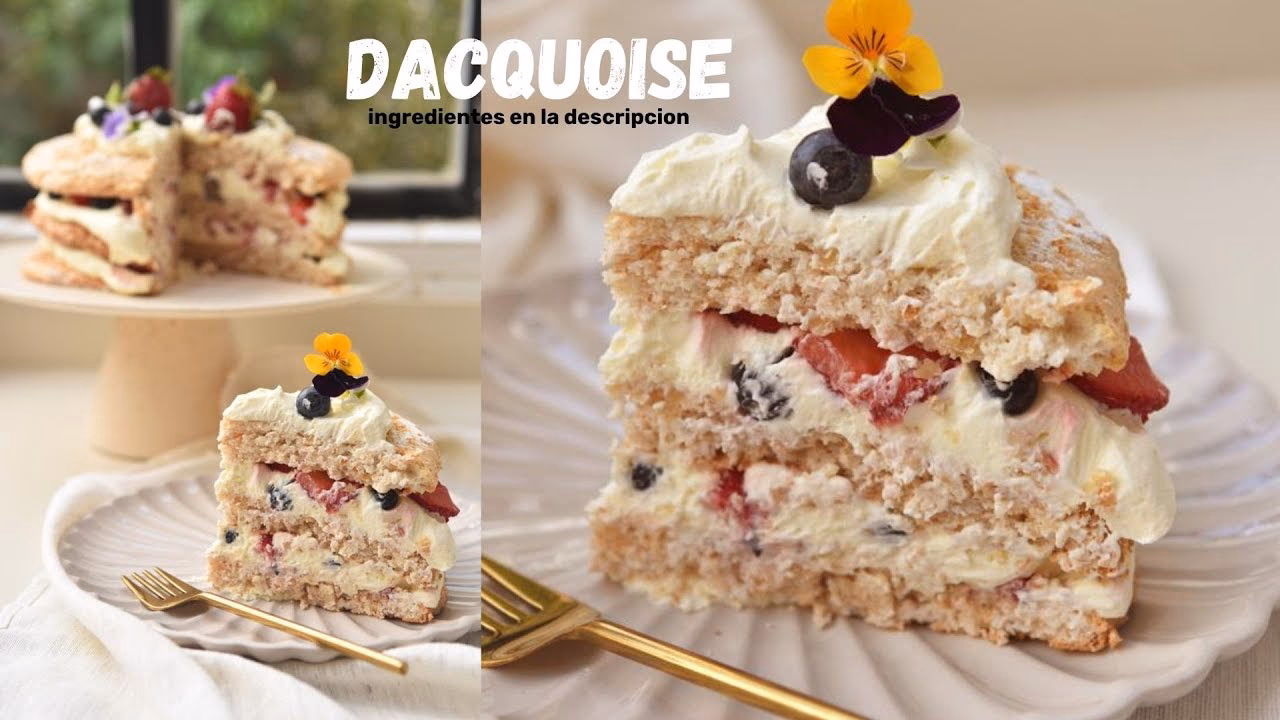 ¿Qué es una dacquoise en inglés?