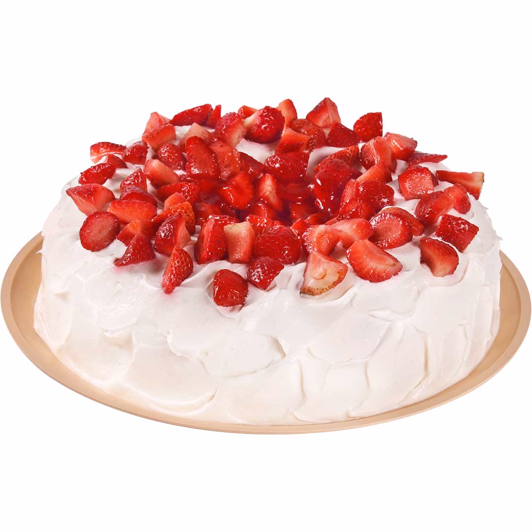 ¿Qué lleva el pastel de fresas con crema?