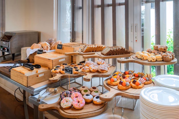 ¿Qué significa que un hotel tenga desayuno buffet?