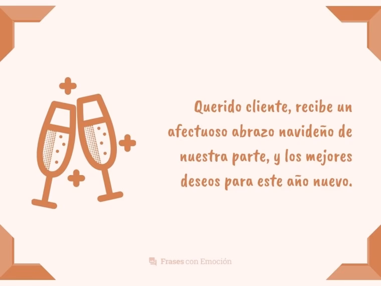 ¿Cómo desear feliz Año Nuevo a mis clientes?