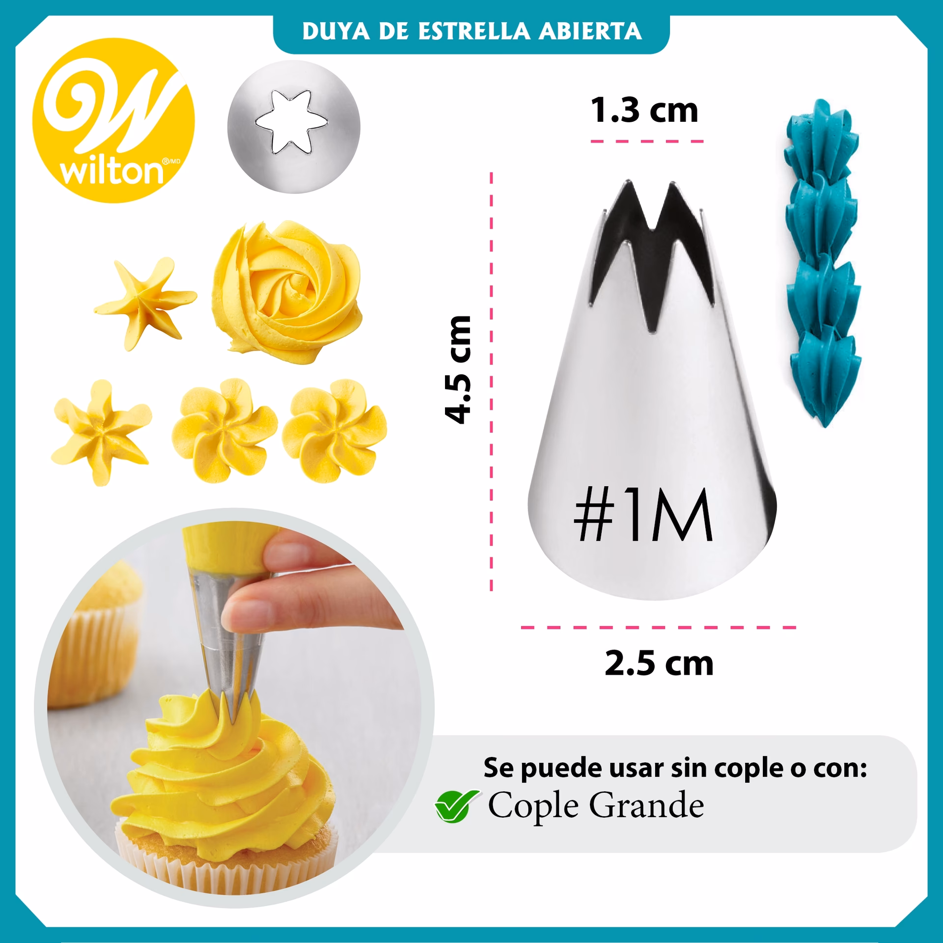 ¿Qué número es la duya de hoja?