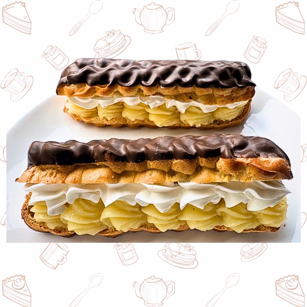 What is the difference between eclairs and pate choux?