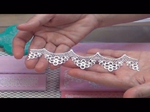 ¿Puedes ponerle encaje comestible a la crema de mantequilla?