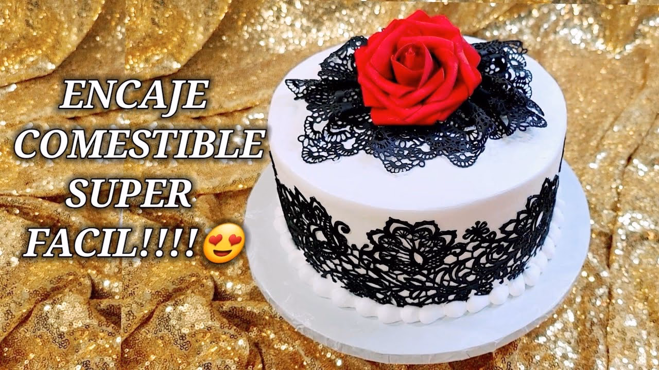 ¿De qué está hecho el encaje comestible?