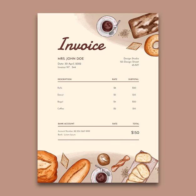 ¿Cómo se diseña una factura?