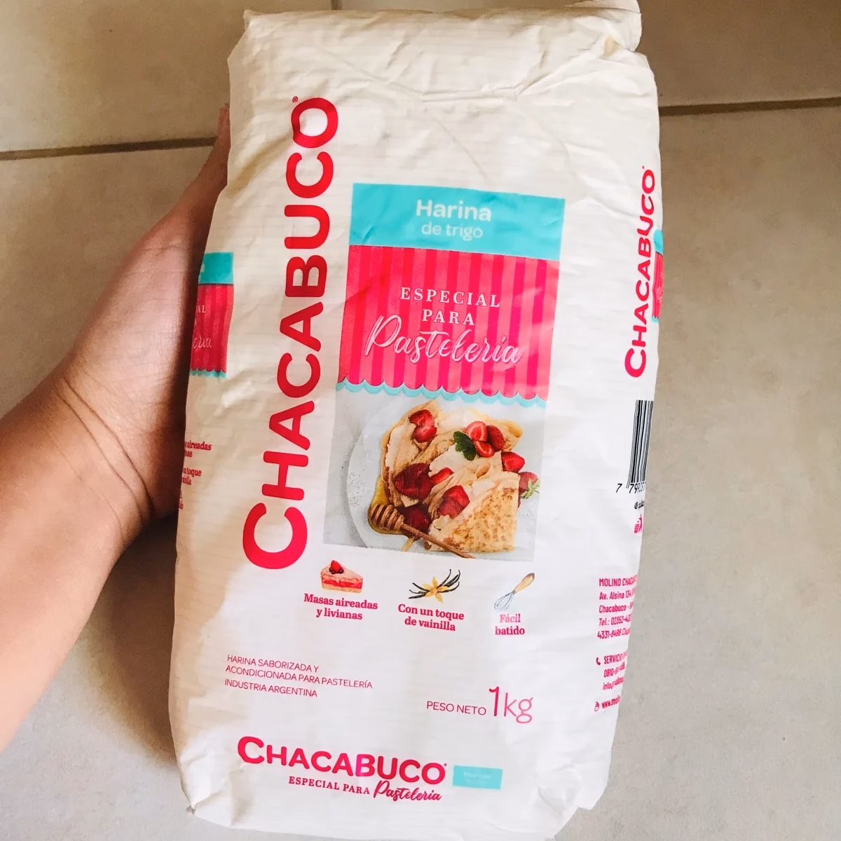 ¿Cómo se usa la harina de fuerza Chacabuco?