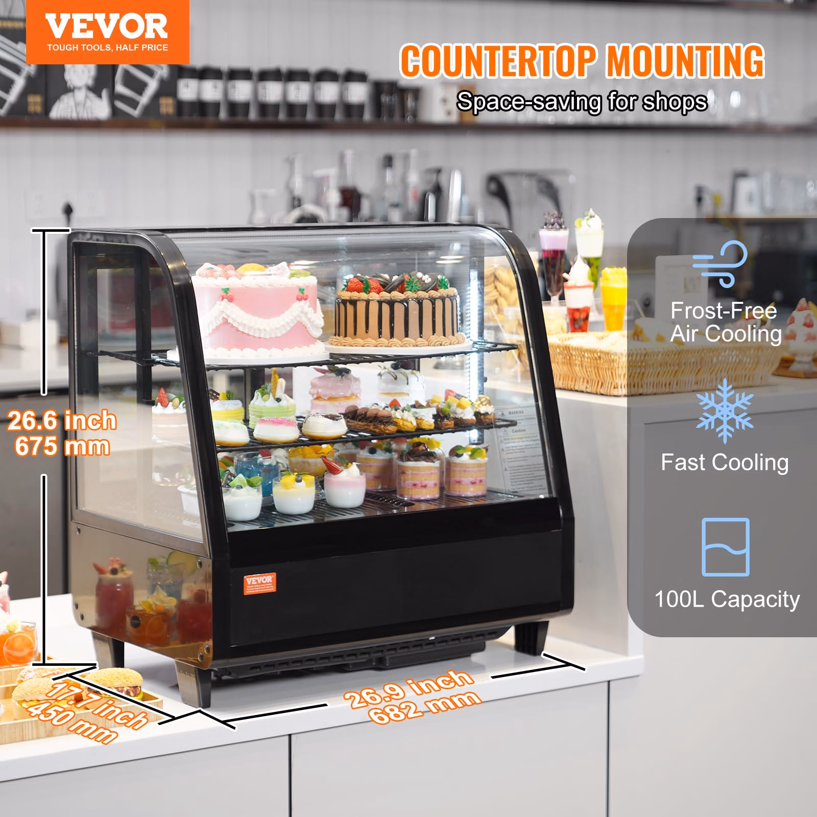 ¿Cuánto consume de luz una vitrina refrigerada?