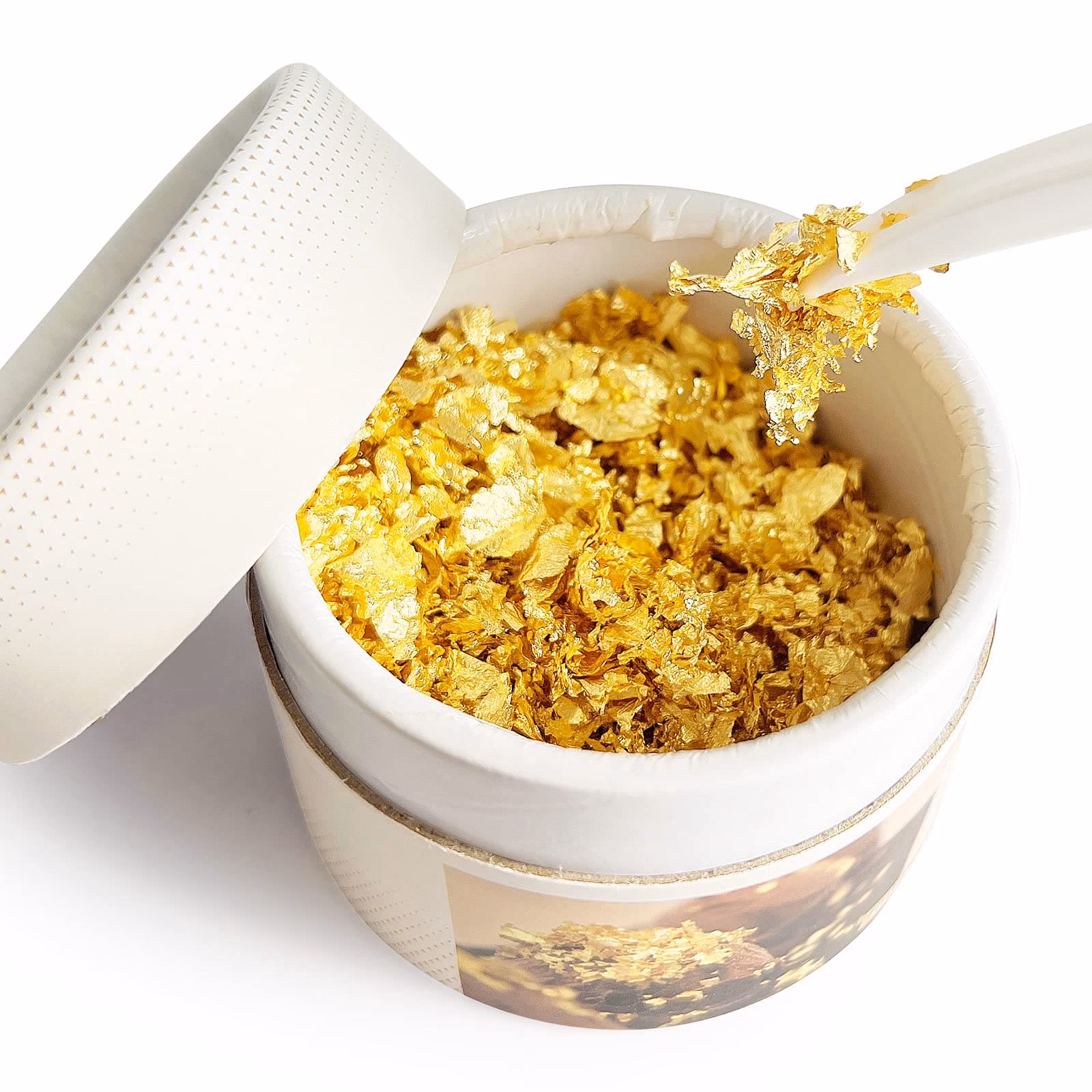 ¿Qué se usa para pegar hojas de oro?