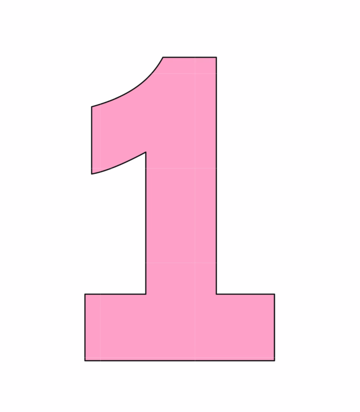 ¿Cómo darle forma de número a un pastel?