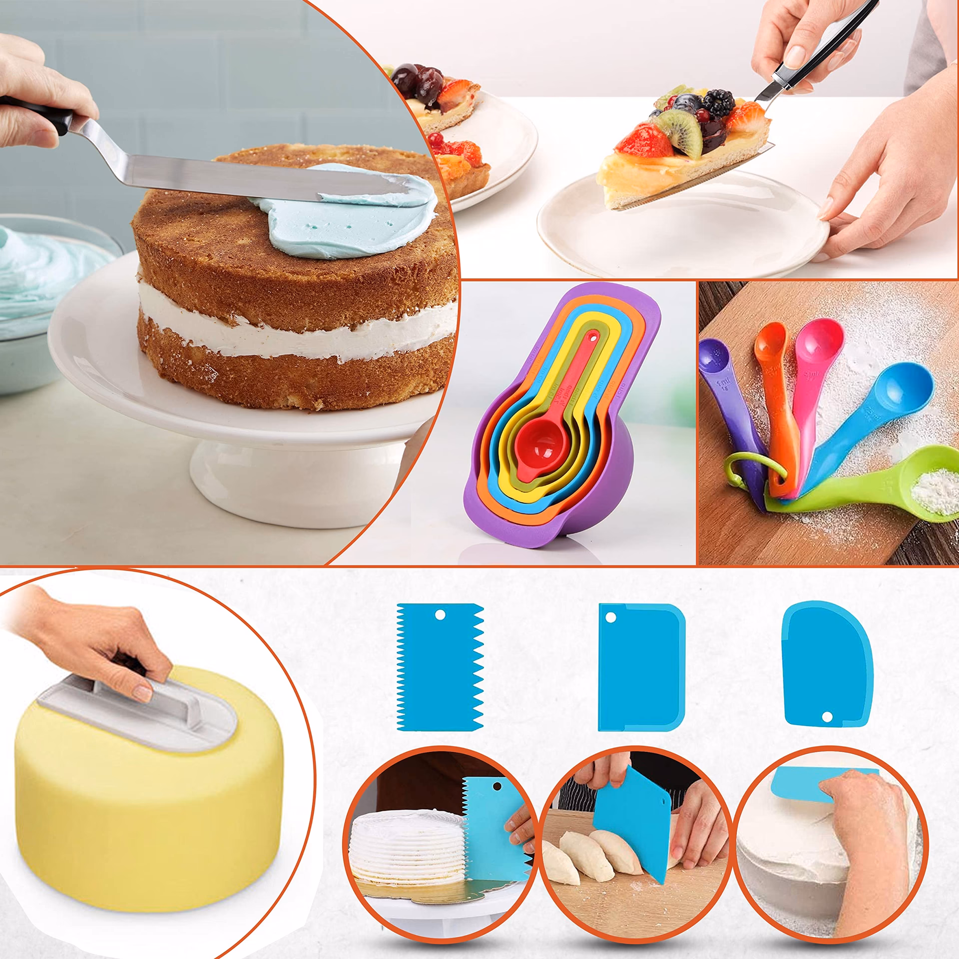 ¿Qué material se utiliza para los adornos para tartas?