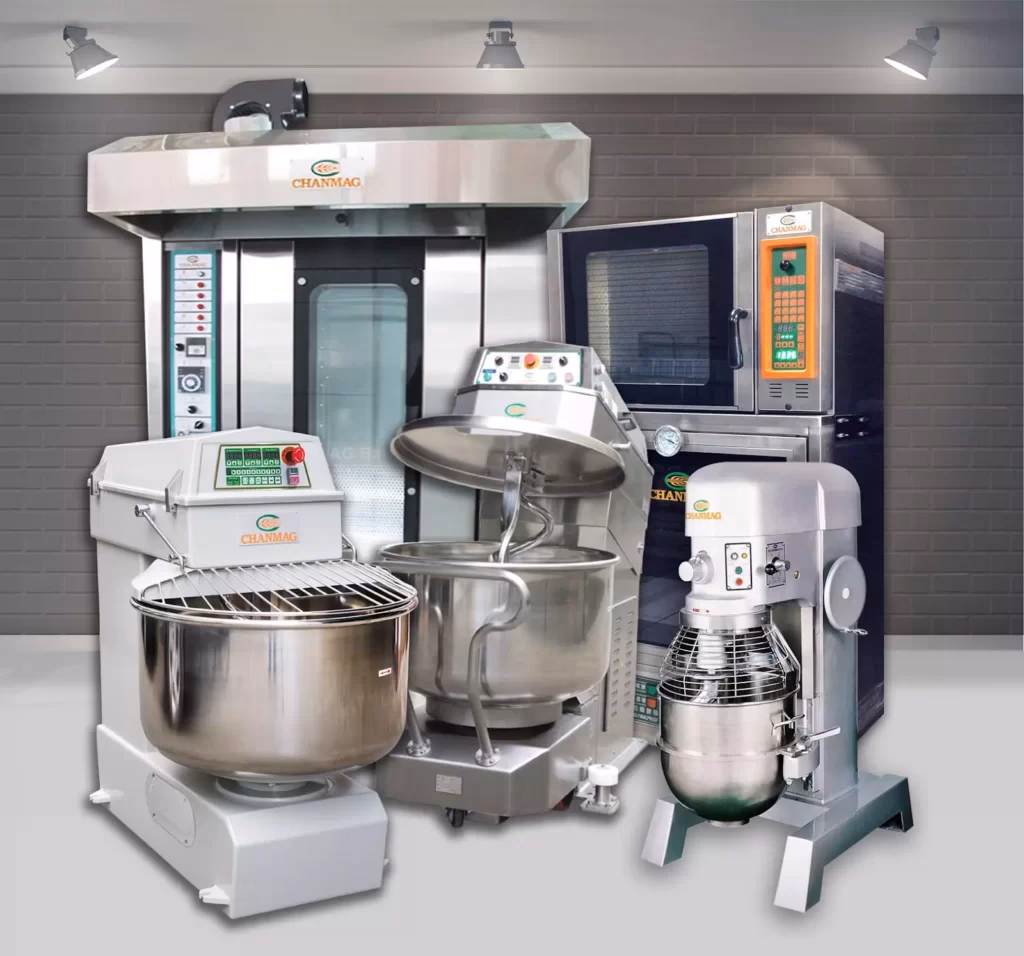 ¿Cuáles son las máquinas que se utilizan en la panadería?