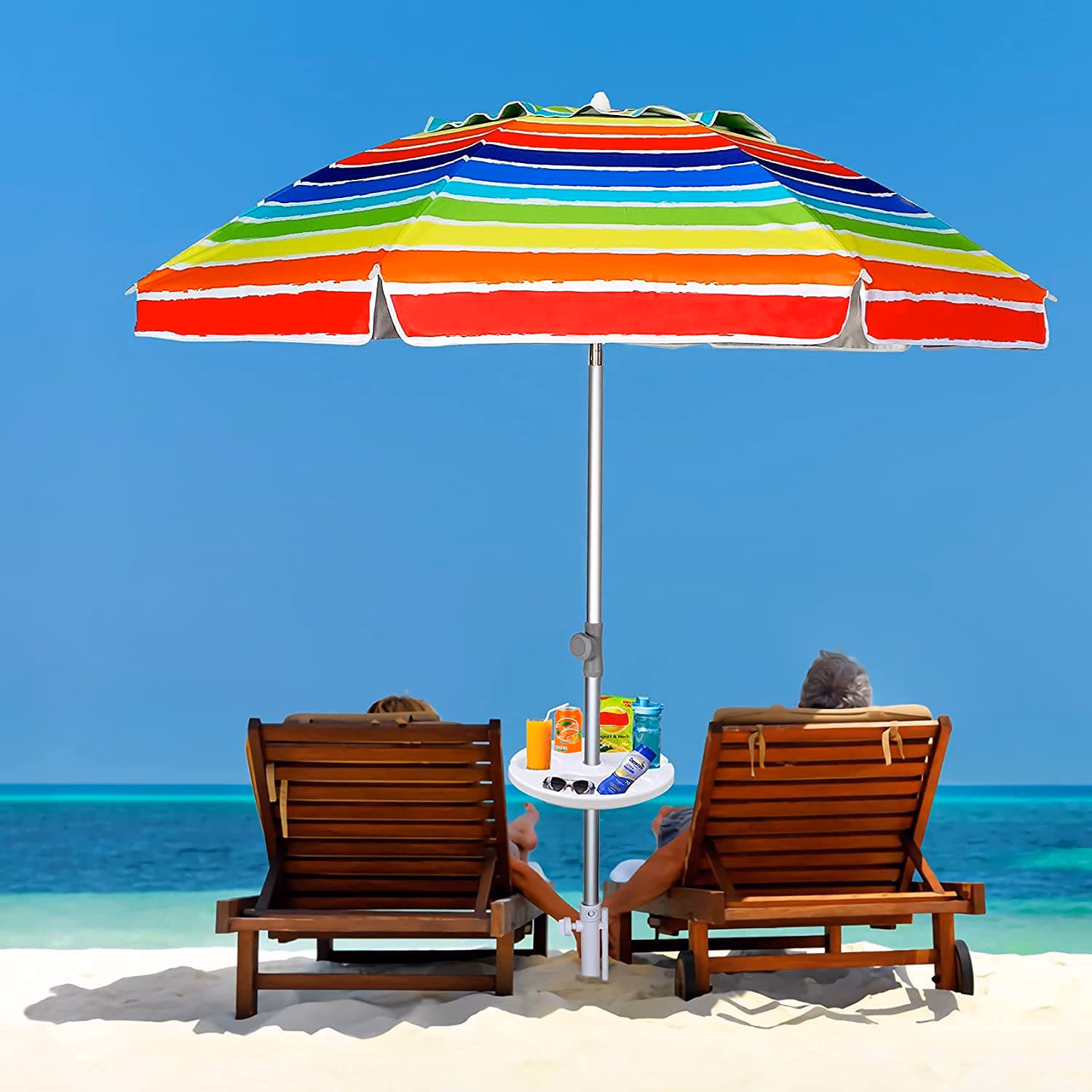 ¿Qué tamaño tiene el agujero de la sombrilla en una mesa de patio?