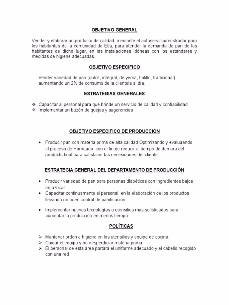 ¿Cómo sería el objetivo específico?