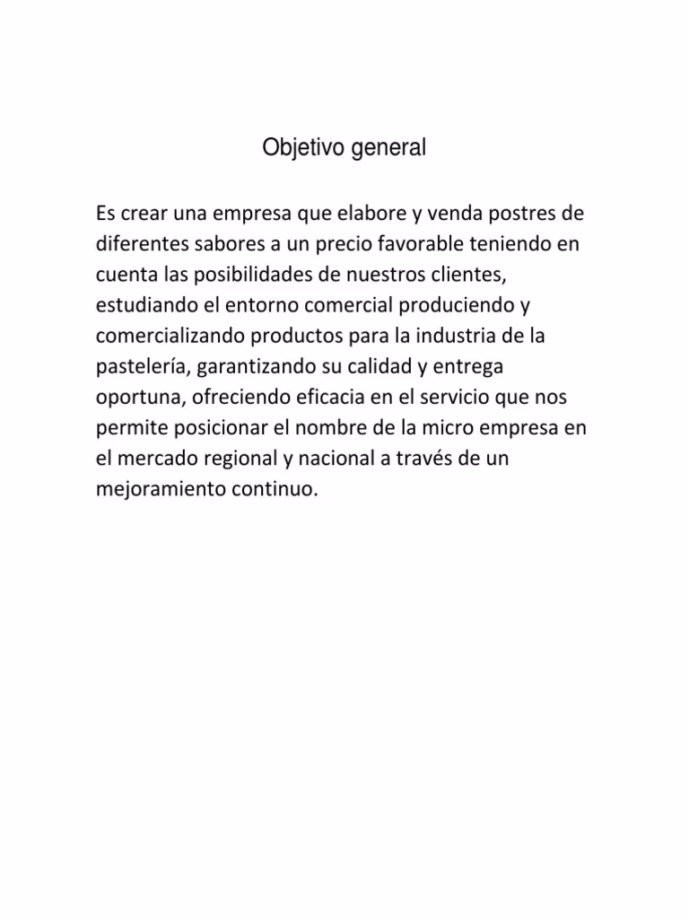 ¿Qué objetivos tiene un emprendimiento?