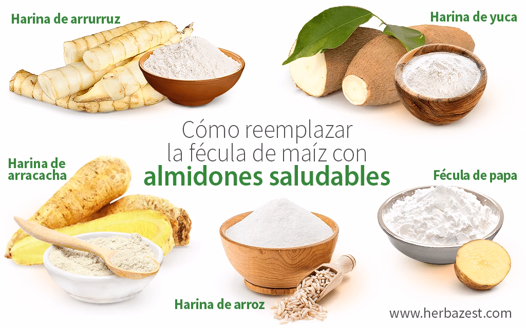 ¿Puedo utilizar almidón de yuca en lugar de harina común?