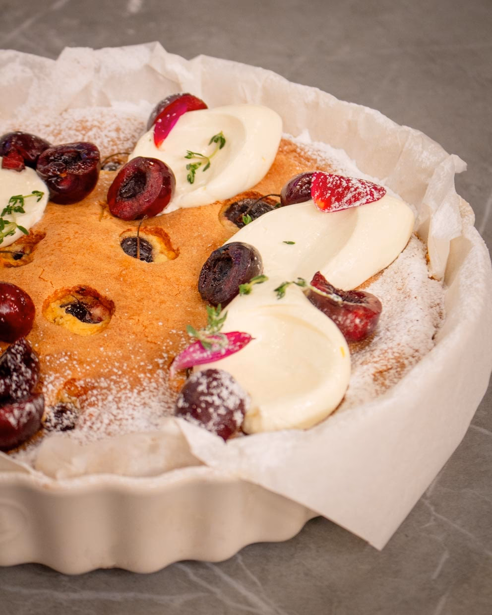 ¿Cuál es la diferencia entre frangipane y clafoutis?