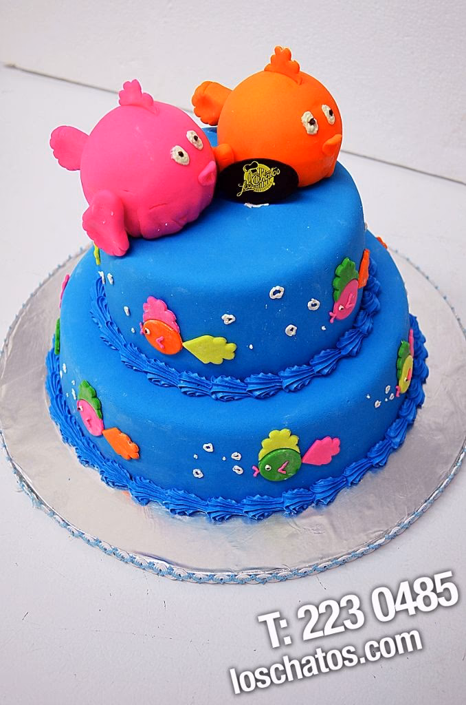 ¿Cuántas veces se le da comida a los pescaditos?