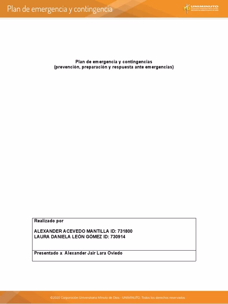 ¿Cómo elaborar un plan de contingencia?