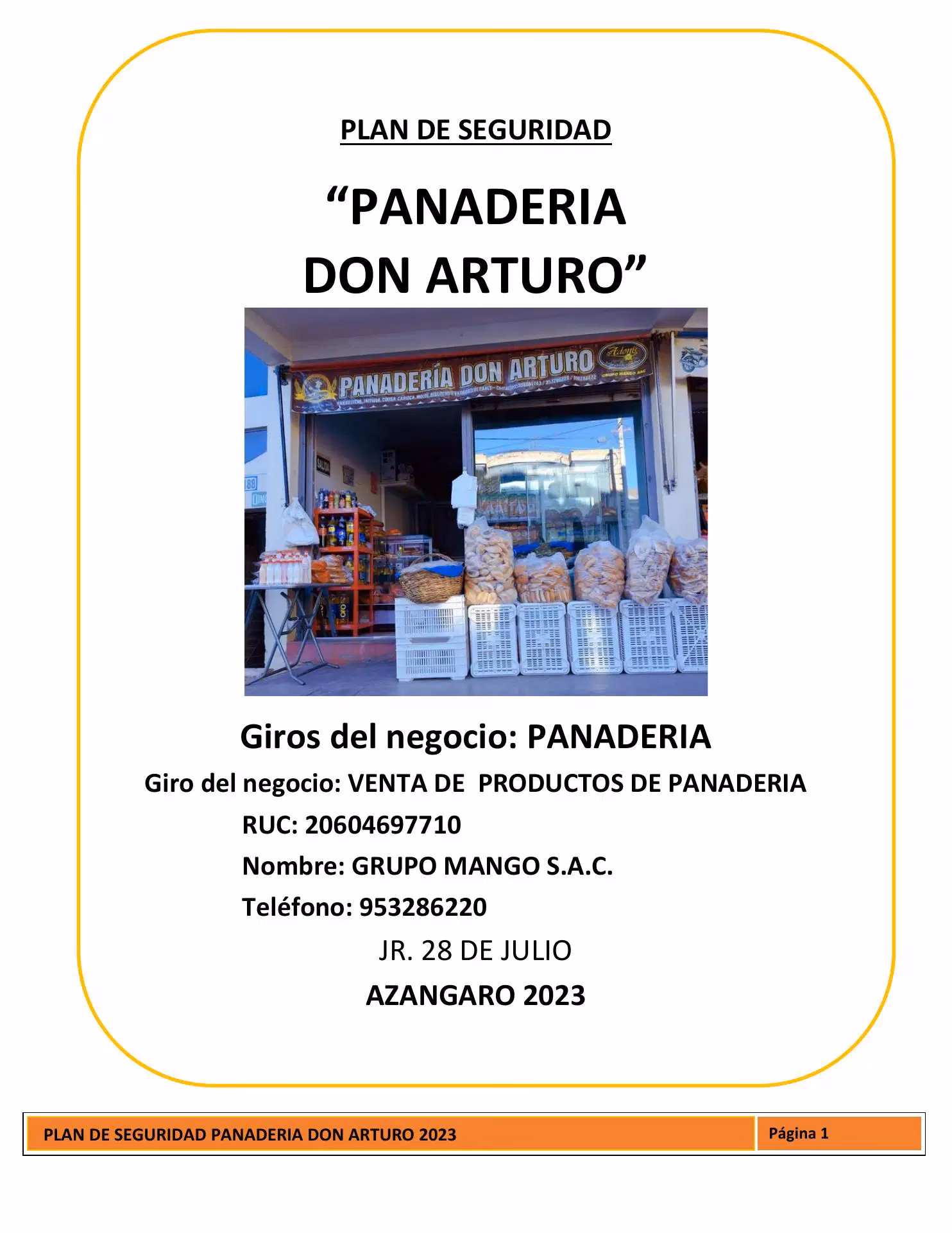 ¿Cómo se elabora un plan de seguridad?