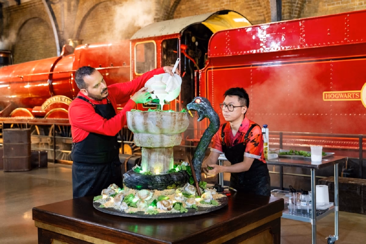 Where can I watch the Harry Potter baking challenge?