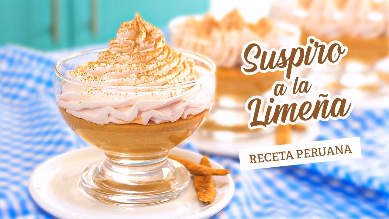 ¿Cuáles son los ingredientes del suspiro de limeña?