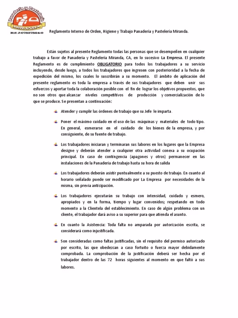 ¿Qué es el reglamento interno de un establecimiento?