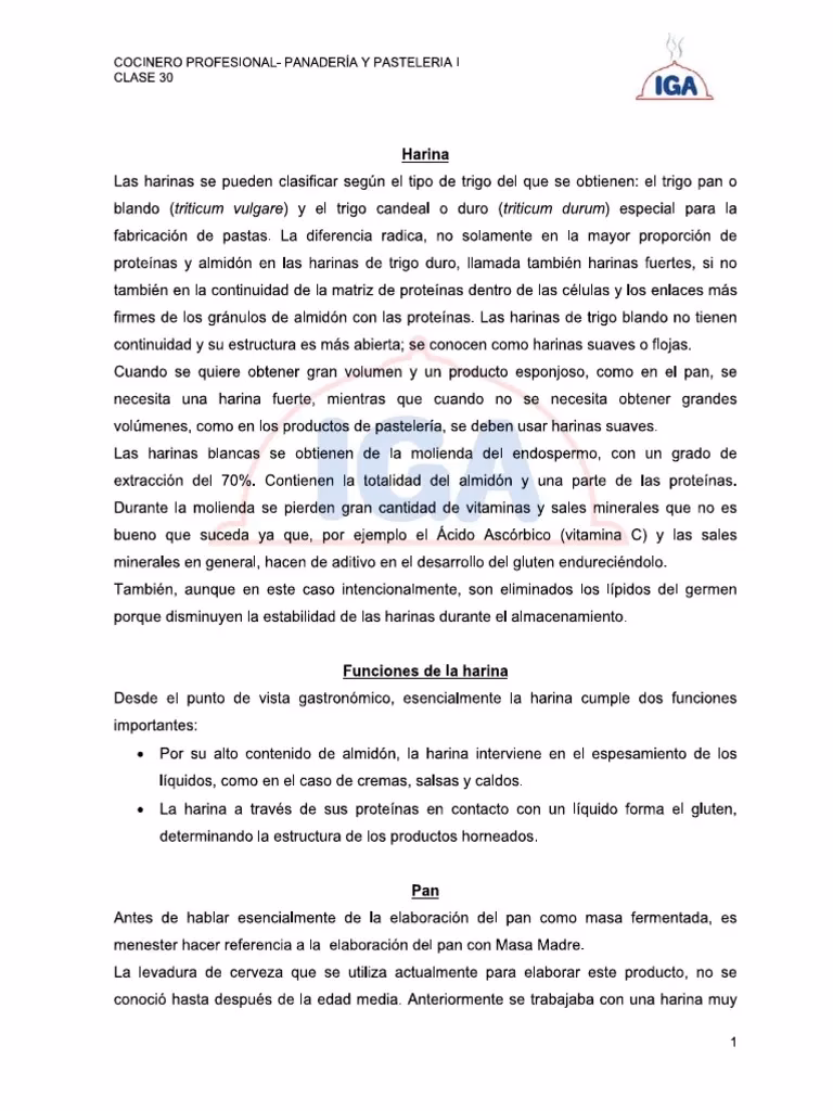 ¿Qué es lo más importante en la panadería?